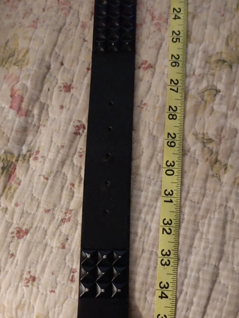 Studded Black Leather Belt for Men - Classic Rock Style Hot Topic